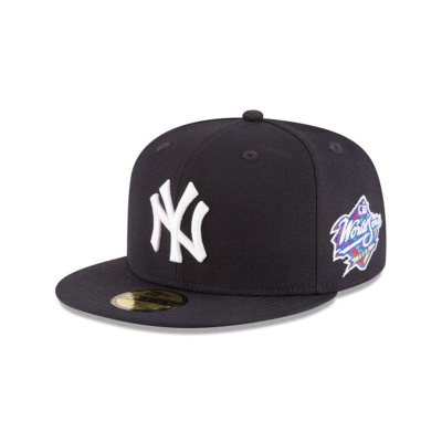 New York Yankees Gorra | New Era MLB 1998 World Series Wool 59fifty Fitted Cap Mexico - Azules